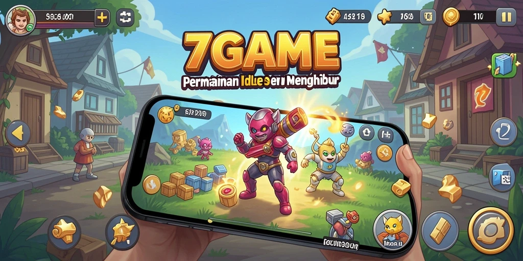 Tampilan gameplay seru dari 7GAME dalam genre Idle.