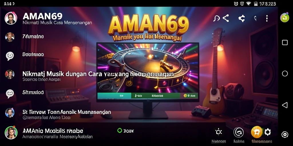 Tampilan gameplay AMAN69 yang menarik dan interaktif.