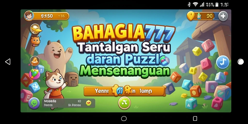 Tampilan gameplay BAHAGIA777 yang penuh warna dan menarik.