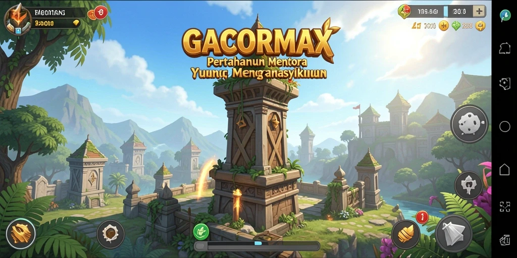 Menampilkan gameplay menara pertahanan yang strategis dan mendebarkan.