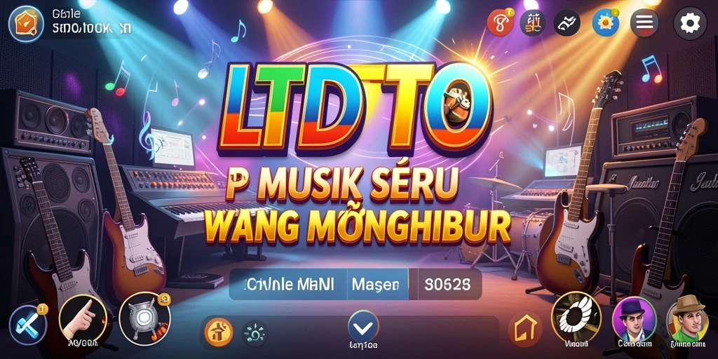 Tampilan gameplay LTDTOTO yang menarik saat bermain musik.