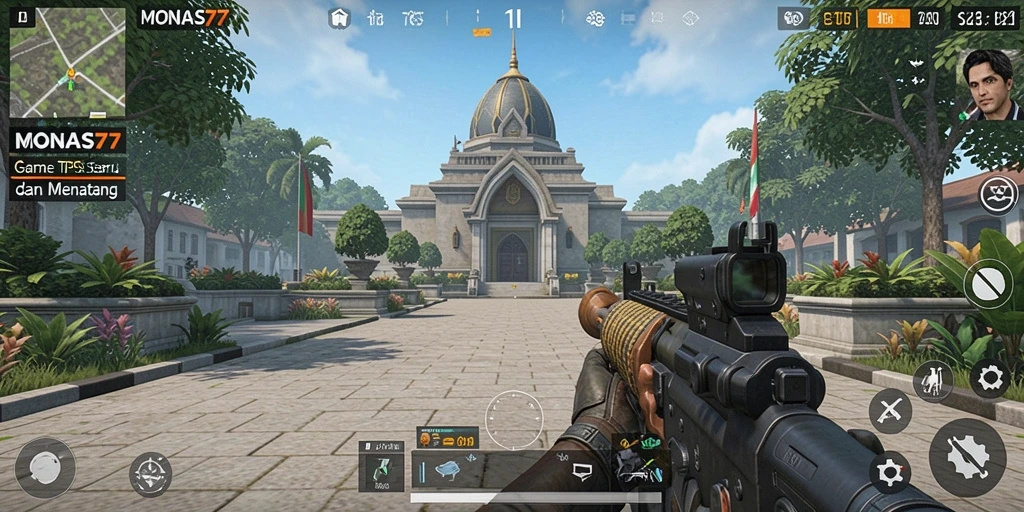 Gameplay seru dari MONAS77 dengan aksi TPS yang menegangkan.