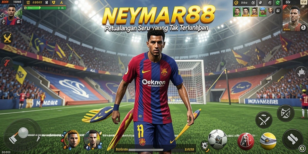 Tampilan gameplay seru dalam petualangan NEYMAR88.