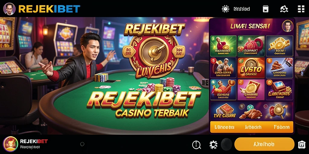 Tampilan gameplay REJEKIBET yang menarik dalam suasana Live Casino.