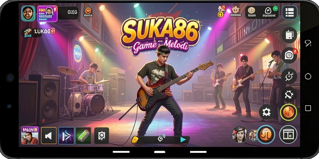 Tampilan gameplay SUKA86 yang interaktif dan penuh warna.