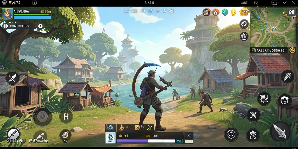 Tampilan gameplay <strong>SVIP4</strong> di dunia terbuka yang menakjubkan.
