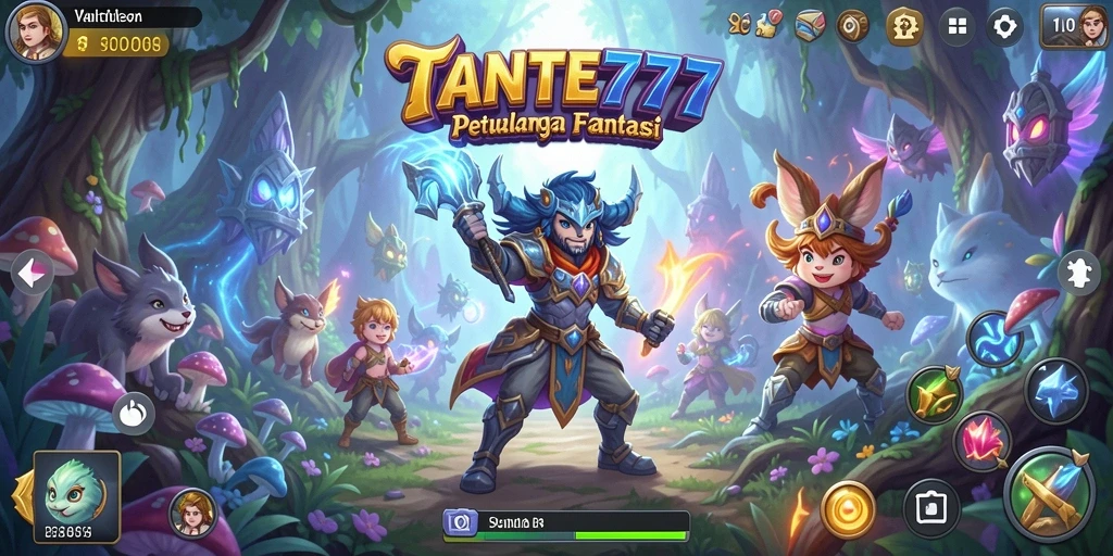 Tampilan screenshot dari gameplay petualangan TANTE777 yang menegangkan.